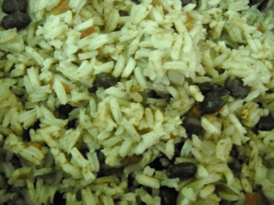 black bean rice