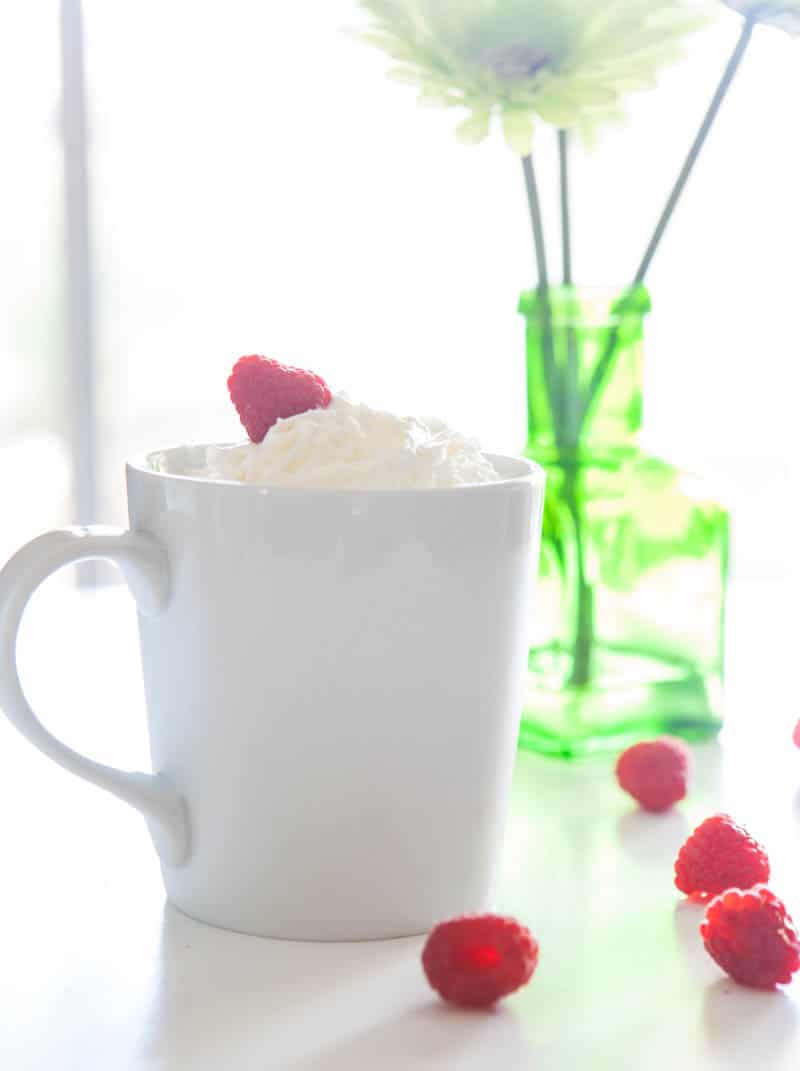 Eclectic Recipes Raspberry White Hot Chocolate | Eclectic Recipes