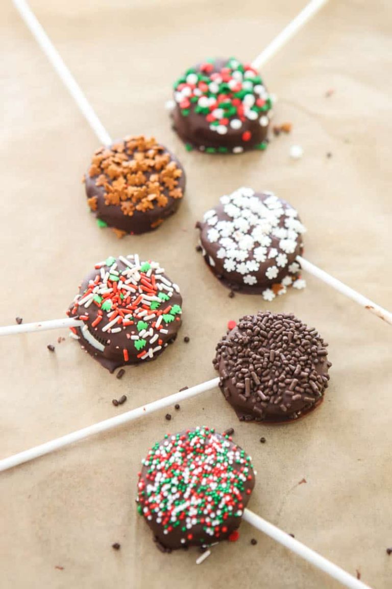 Eclectic Recipes Holiday OREO Cookie Pops and How To Set a Christmas ...