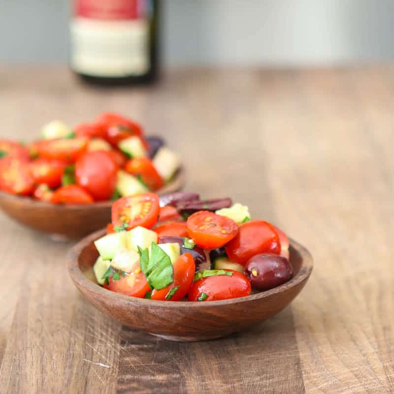 Eclectic Recipes Fresh Tomato Olive Salad | Eclectic Recipes