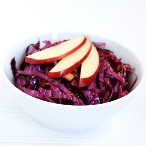 Red Cabbage Salad with Cranberries