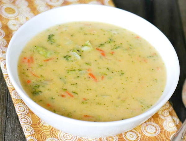 cheddar and broccoli soup