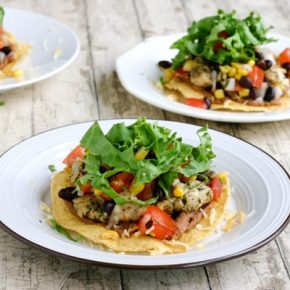 Chicken Tostadas with Black Beans and Sweet Corn 2