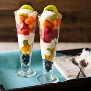 Layered Fruit and Yogurt Salad