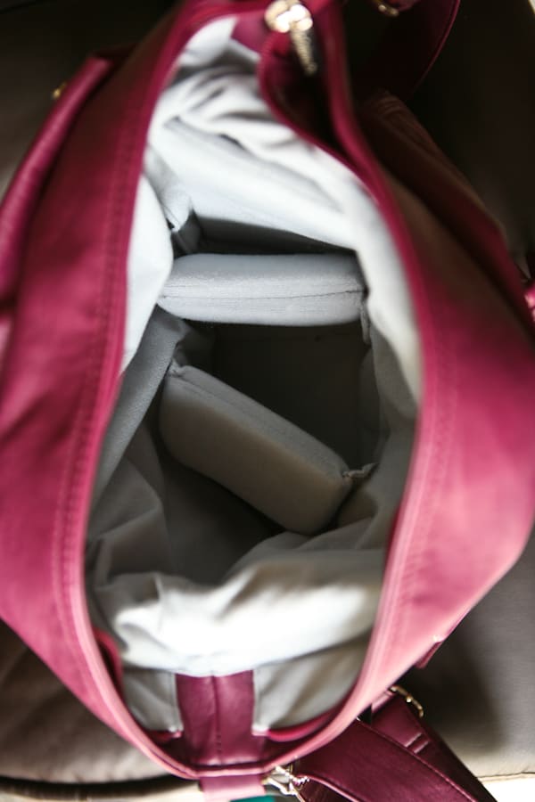 inside of bag