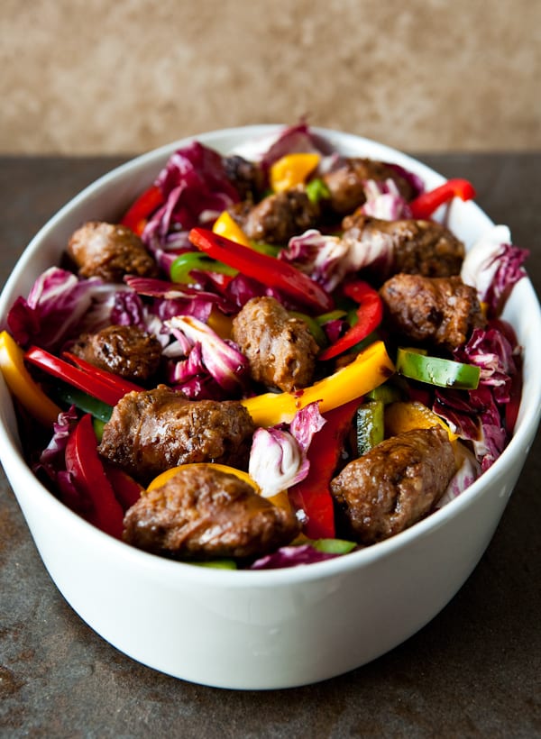 sausage and pepper salad