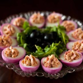 Beet Deviled Eggs and Cook for the Cure with KitchenAid 1