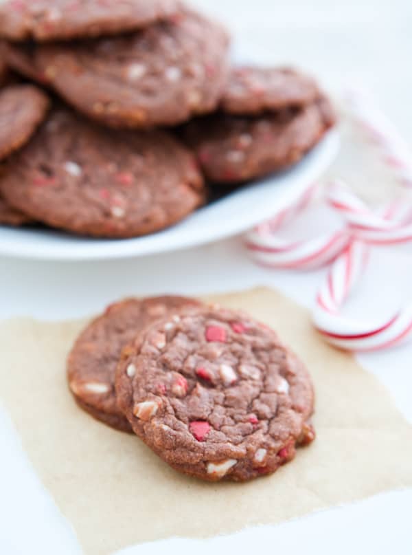 pudding and peppermint cookies