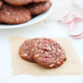 Chocolate Pudding Peppermint Cookies 1