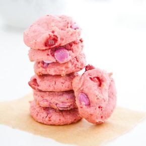 Strawberry Cake Mix Cookies 1