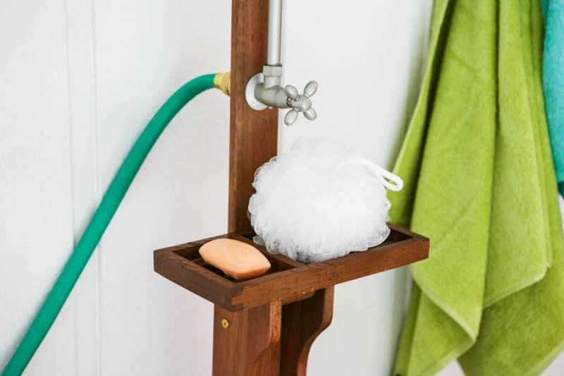 showers with soap