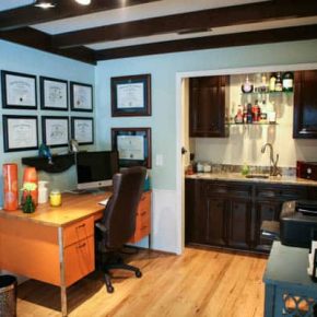 Home Office and Wet Bar Makeover 4
