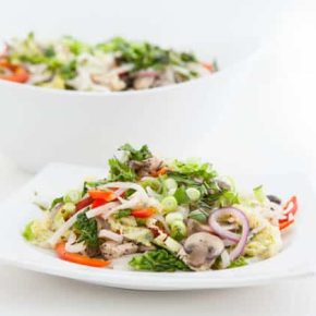 Thai Chicken and Cabbage Noodles 2