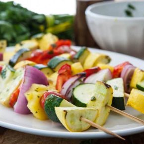 Grilled Fruit and Vegetable Kabobs 4