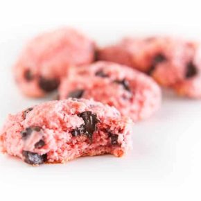 Chocolate Chip Pink Velvet Cookies {Giveaway: KitchenAid Mixer} 4