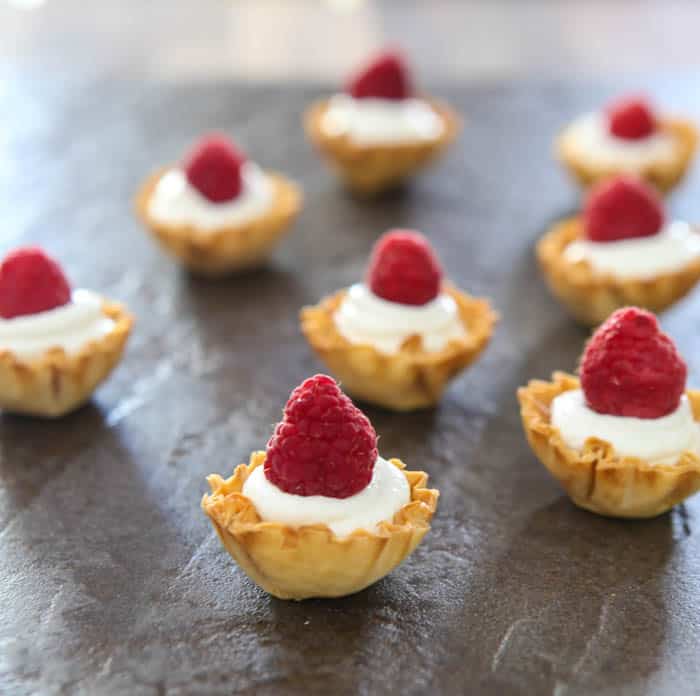 Lemon Raspberry Cheesecake Bites