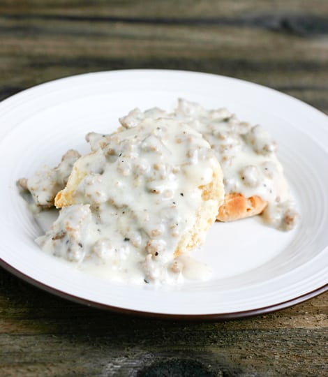 biscuits and gravy