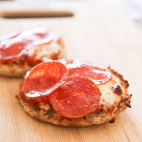 After School Snack Time: English Muffin Pizzas 5