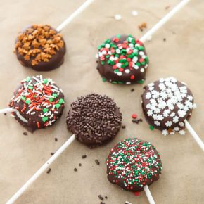 Holiday OREO Cookie Pops and How To Set a Christmas Table 1