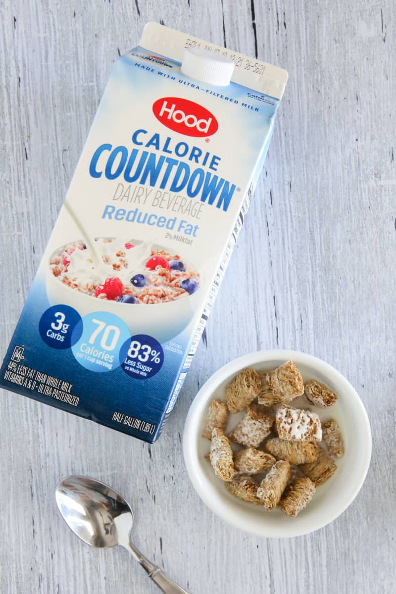 hood calorie countdown and mini wheats cereal