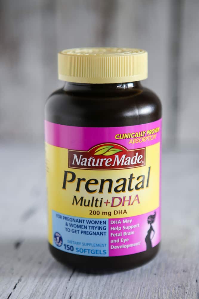 prenatal vitamin container