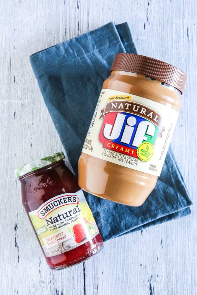 jelly and peanut butter