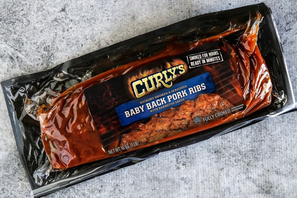 curly's baby back pork ribs